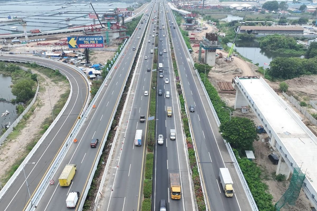 jalan tol, Tol Sedyatmo, Box Girder, rekayasa lalu lintas, Tol Kataraja, Ada Rekayasa Lalu Lintas di Tol Sedyatmo Imbas Pekerjaan Tol Kataraja