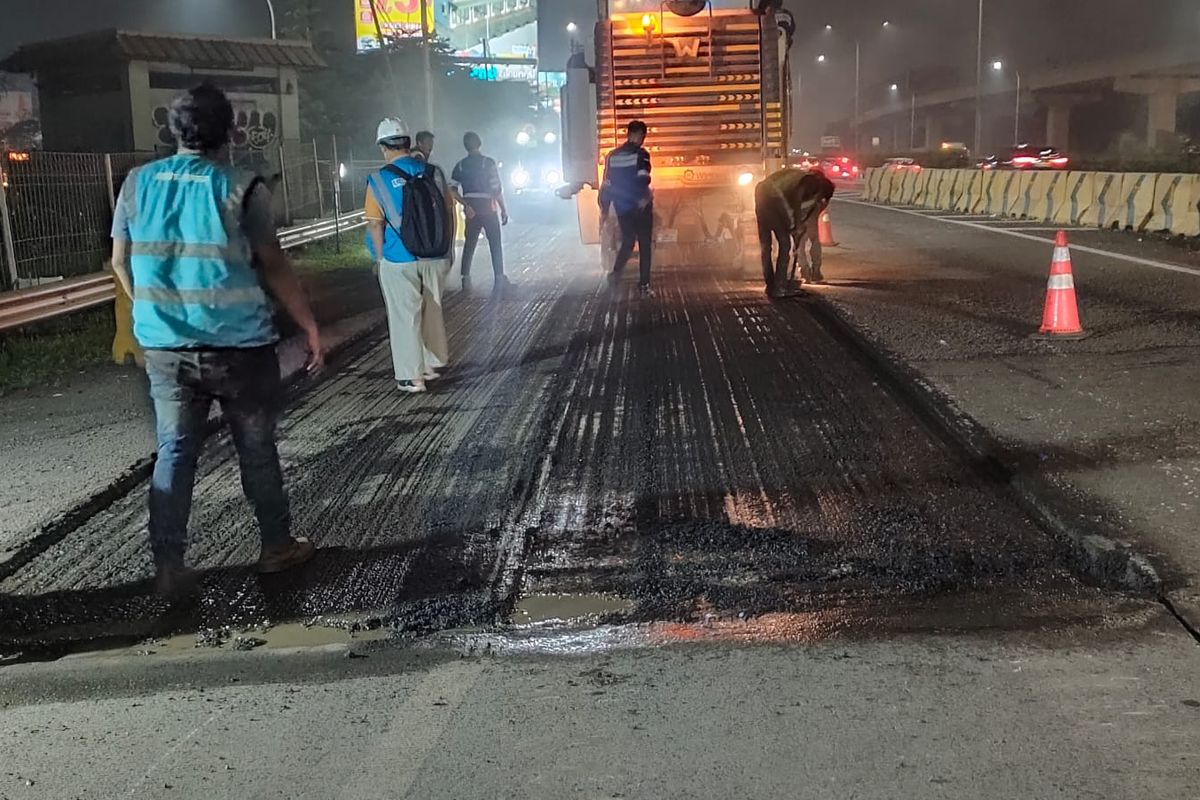JAKARTA, Tol Jagorawi, Jakarta, Ciawi, Pekerjaan jalan, Awas Macet, Ada Pemeliharan Jalan di Tol Jagorawi Mulai Malam Ini