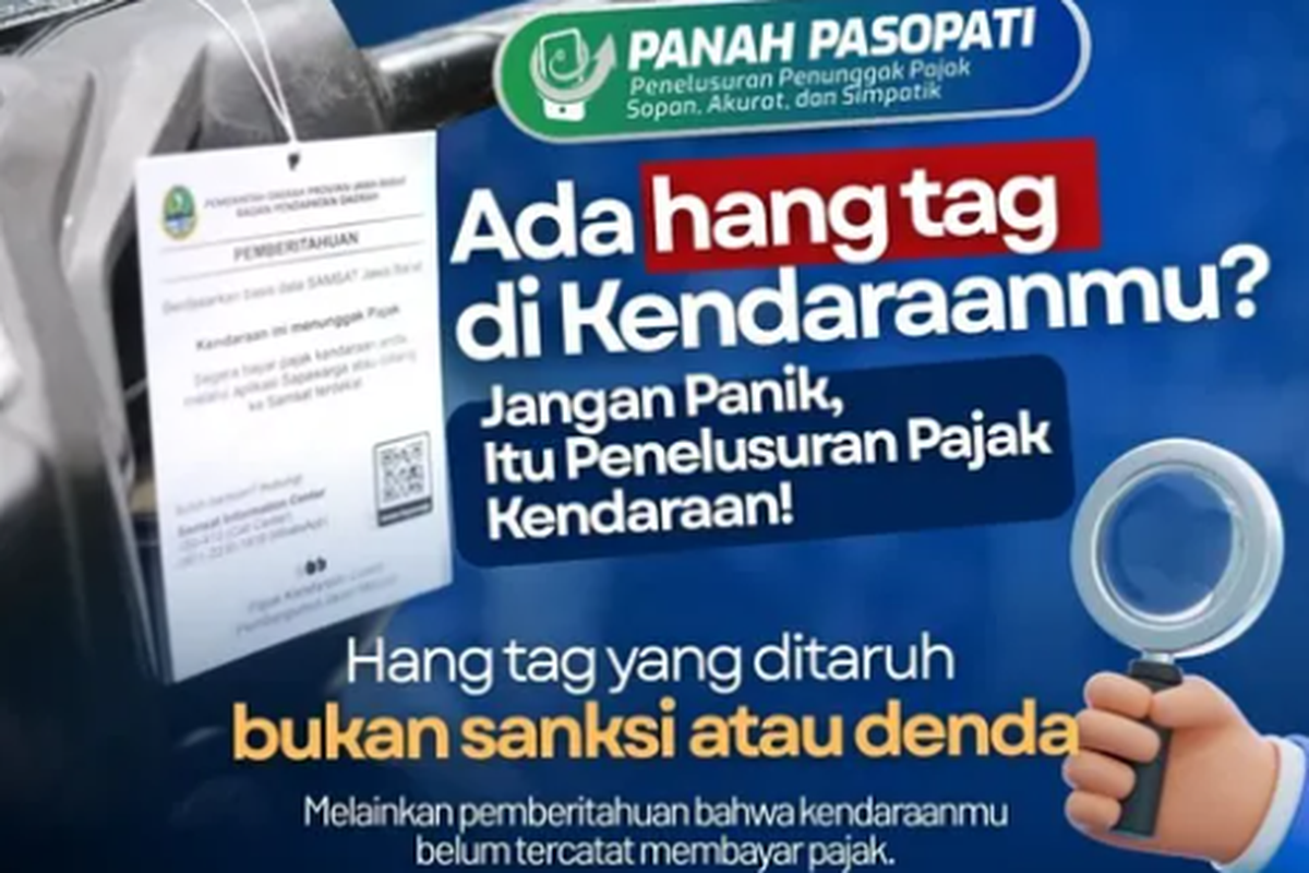 Kendaraan yang Telat Bayar Pajak Akan Diberi Surat Pemberitahuan