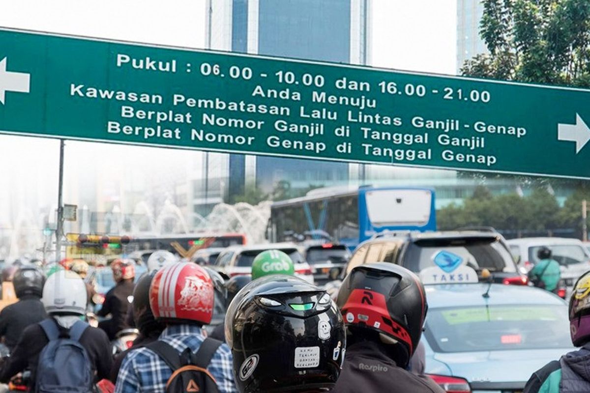 ganjil genap, lalu lintas, Gage, aturan ganjil genap, Lalu Lintas, ganjil genap jakarta, gage, Ganjil Genap di 25 Ruas Jalan Jakarta Berlaku Hari Ini