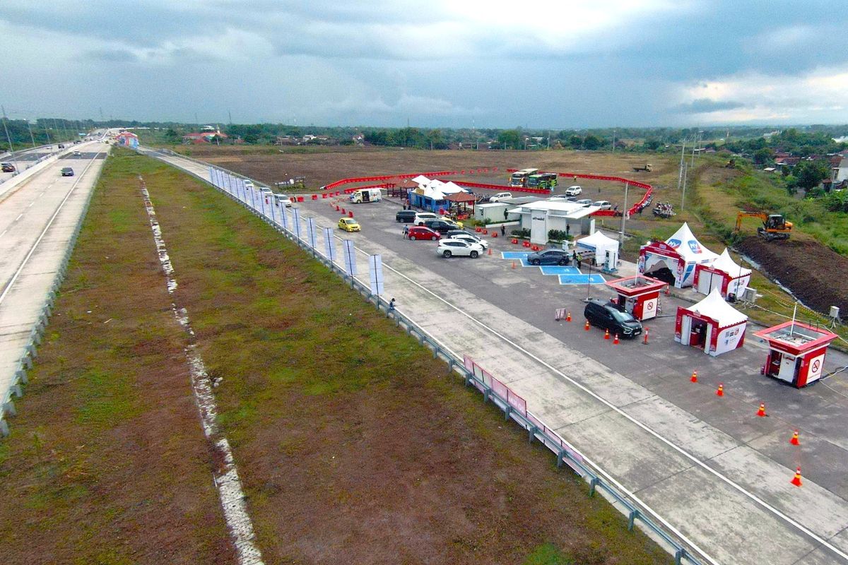 Rest Area Fungsional Km 19 Tol Jogja–Solo Dibuka, Ada SPKLU dan BBM