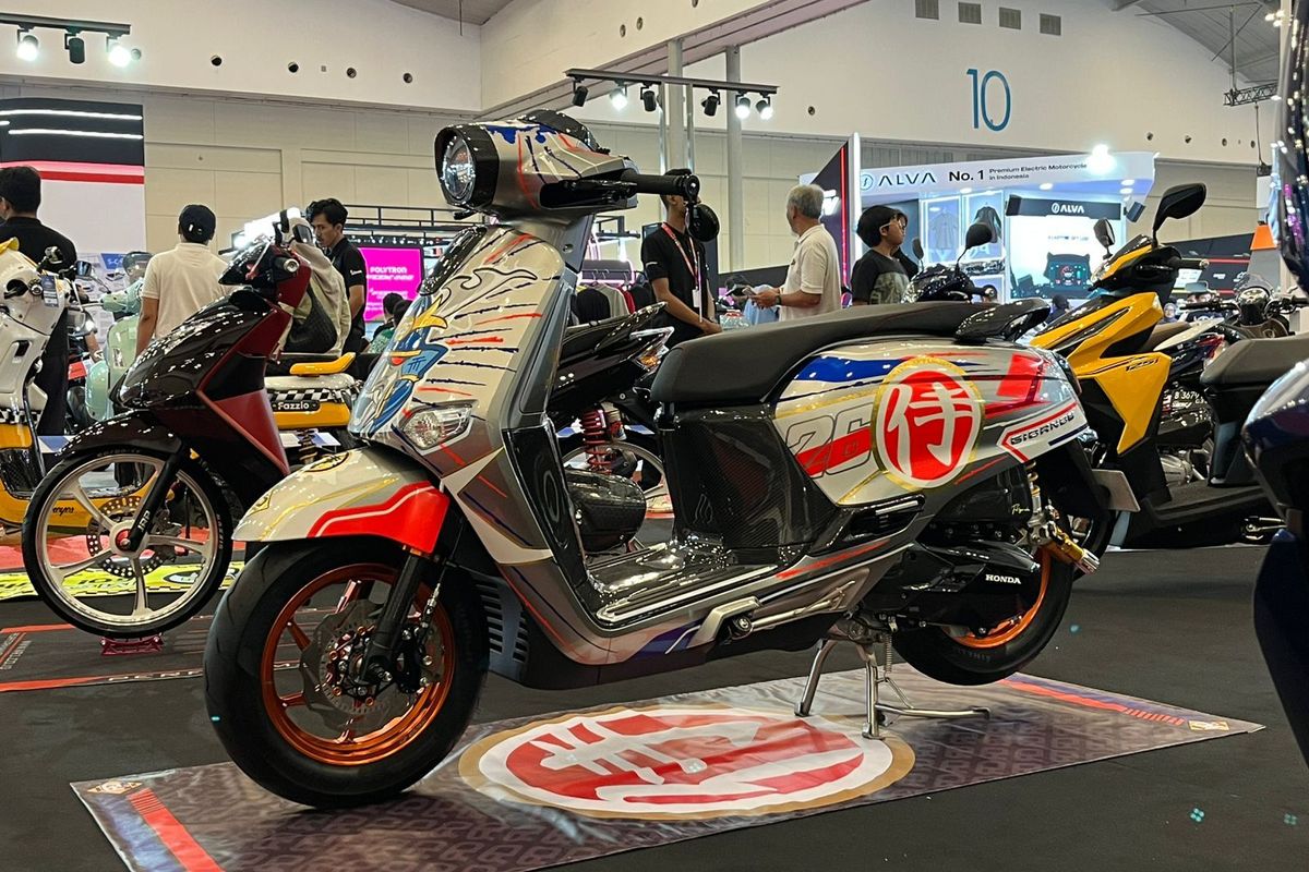 modifikasi, Dani Pedrosa, helm arai, Modifikasi Honda Giorno, pedrosa shogun, Modifikasi Honda Giorno Bertema Helm Balap Pedrosa Shogun