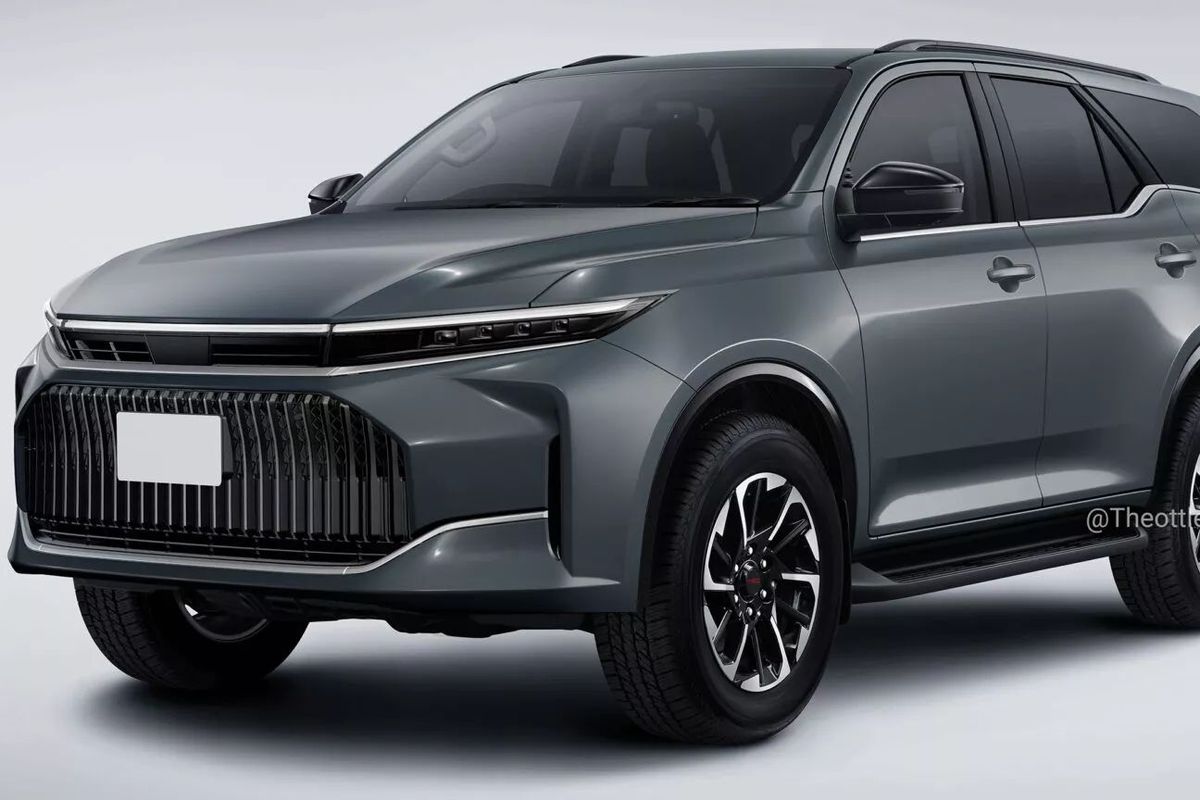 Toyota, Fortuner, rendering, Toyota Fortuner, Rendering Fortuner Generasi Baru Pakai Desain Crown