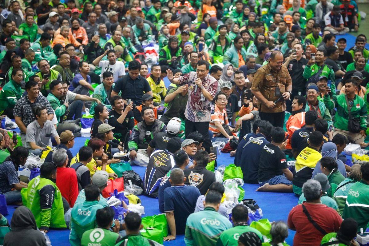 SIM Gratis Jateng, SIM Gratis Ojol di Jateng, Guberbur gratiskan pembuatan sim baru untuk OJOl, Update SIM Gratis untuk Driver Ojol di Jateng