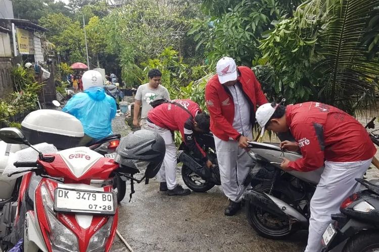 Banjir, Bali, penyelamatan motor, Dustin, Pentingnya Penanganan Motor Setelah Terendam Banjir di Bali