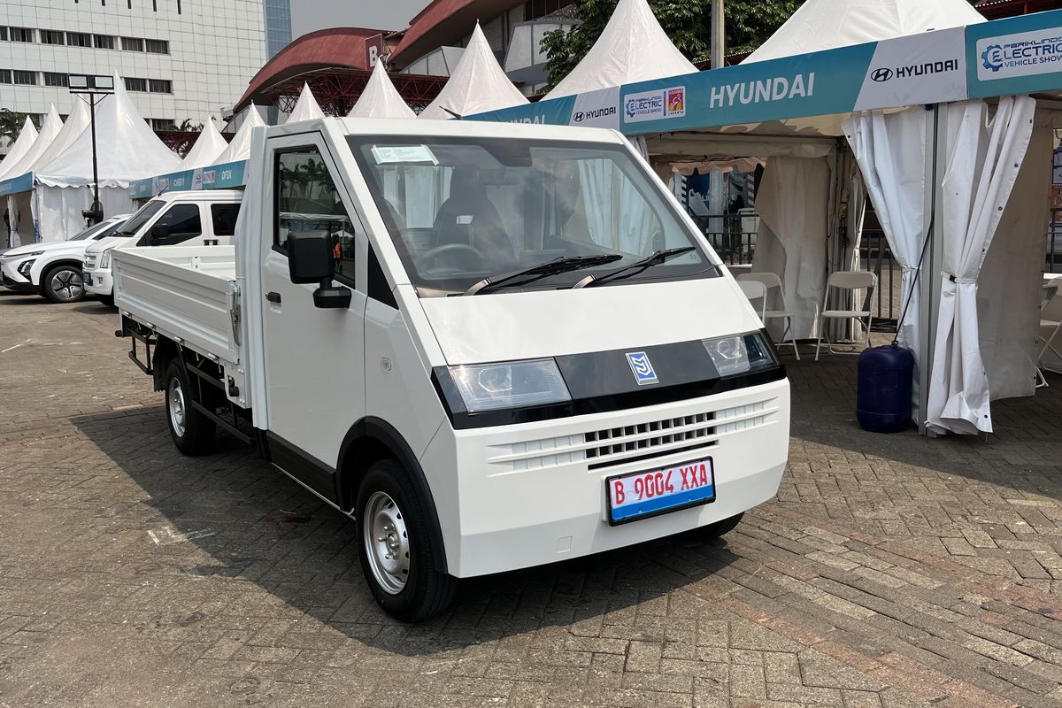 Periklindo Electric Vehicle Show, pikap listrik, MAB SF T01, kendaraan niaga, Pikap listrik, Test Drive MAB SF T01: Menyelami Pengalaman Berkendara Listrik