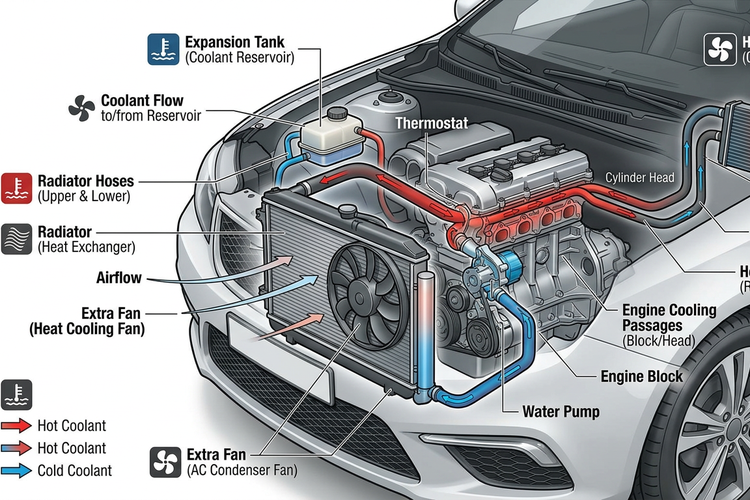 Cara Mencegah Mobil Overheat Saat Mudik Lebaran