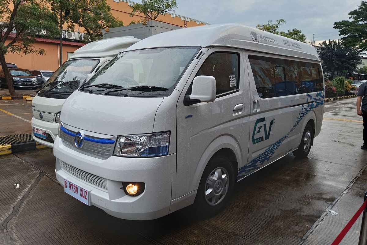 Foton, minibus, mobil listrik, Kendaraan niaga listrik, Foton eView, Impresi Singkat Foton eView, Minibus Listrik Penantang Toyota HiAce