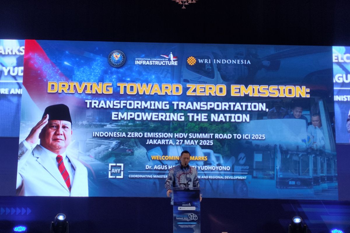 Infrastruktur, truk listrik, infrastruktur, kendaraan niaga, Truk listrik, Kendaraan niaga listrik, AHY Dukung Perkembangan Truk Listrik di Indonesia