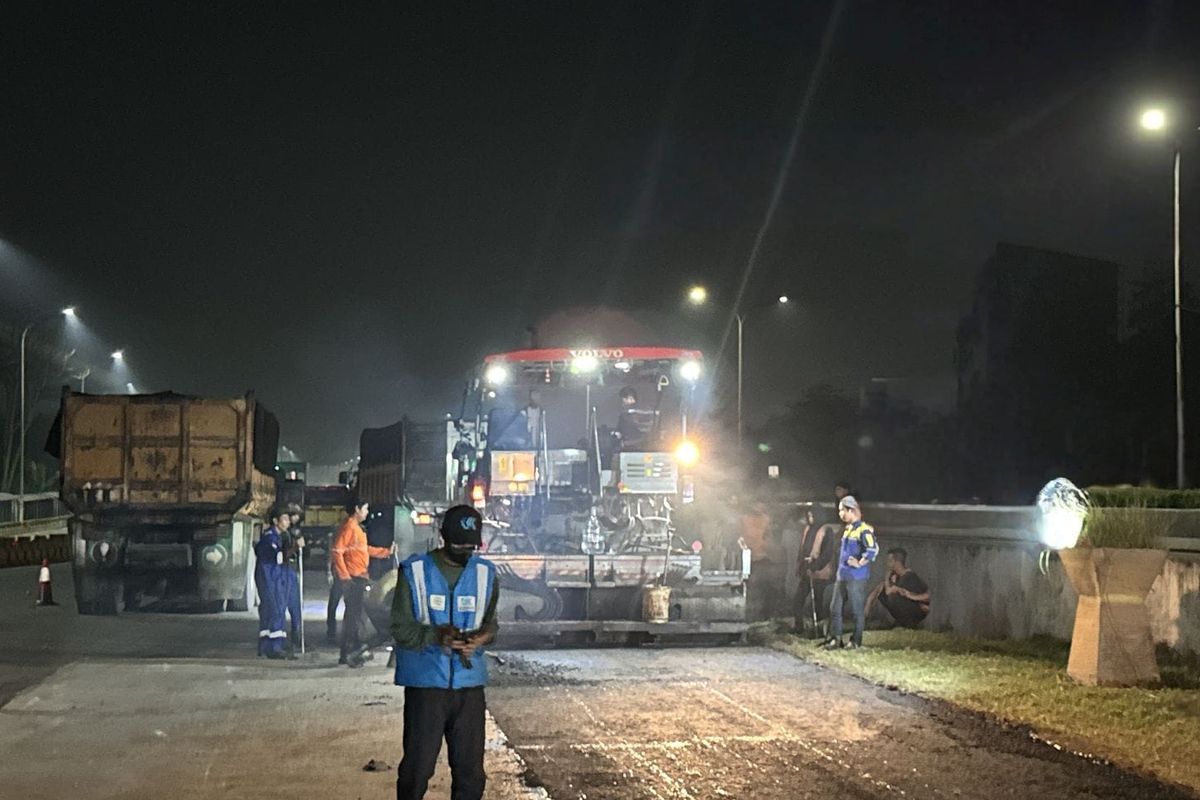 Jakarta, Bogor, Tol Jagorawi, Pekerjaan jalan, Cek Titik Lokasi Pekerjaan Jalan di Tol Jagorawi