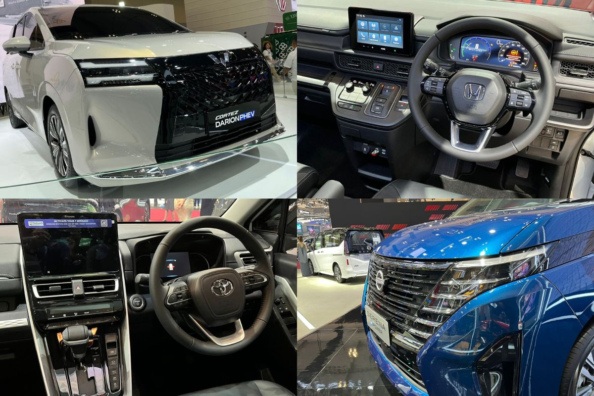 GIIAS 2025, teknologi elektrifikasi, MPV Hybrid, kenyamanan keluarga, Komparasi 4 MPV Hybrid Unggulan yang Tampil di GIIAS 2025