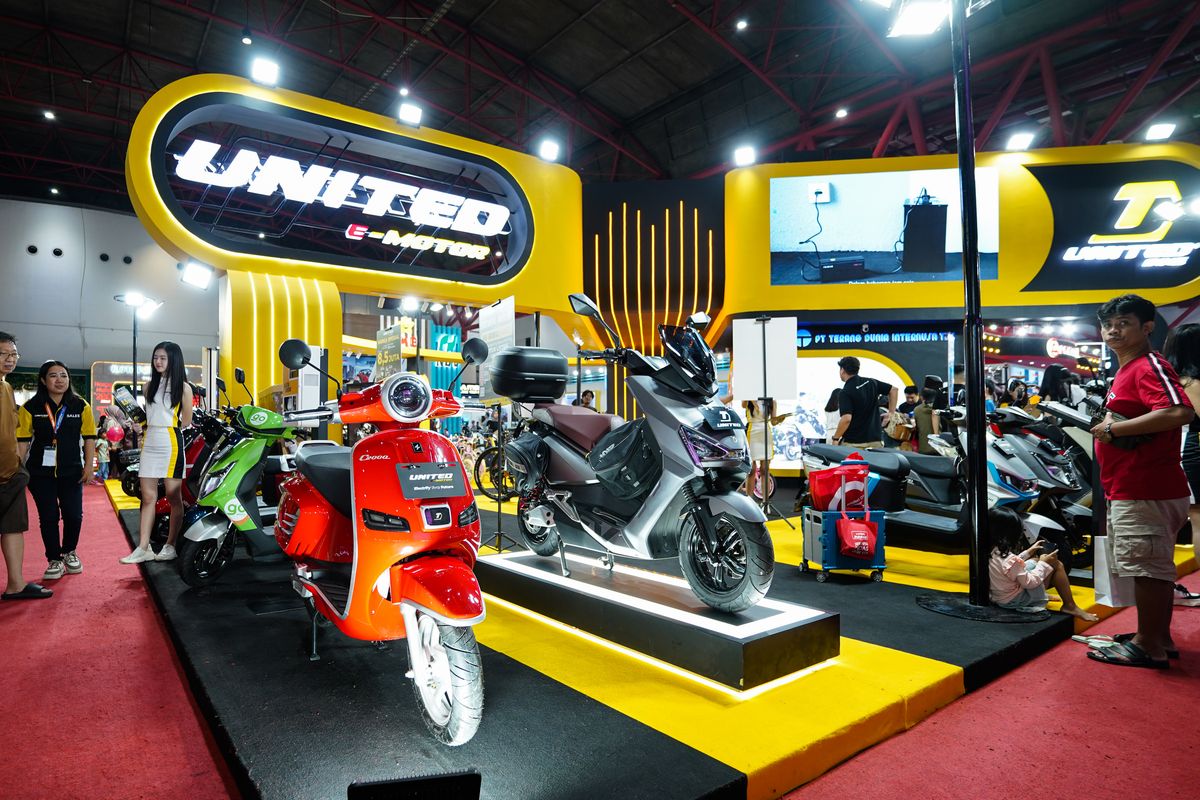 motor listrik, United, Motor Listrik, united, Jakarta Fair Kemayoran (JFK), United Hadirkan Pilihan Motor Listrik Unggulan di JFK 2025