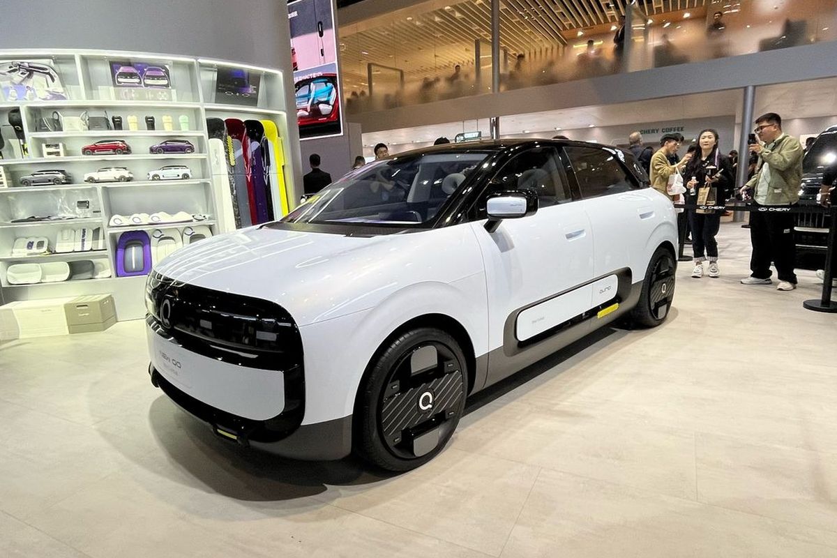 Chery, Chery QQ, Auto Shanghai 2025, mobil listrik, mobil konsep, Chery QQ Hidup Lagi, Dipamerkan di Auto Shanghai 2025