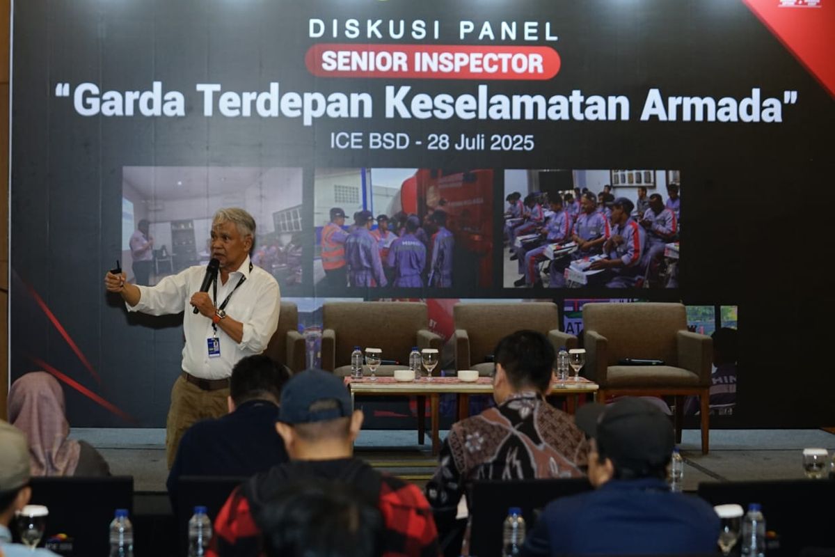 Hino, truk, tangki, GIIAS 2025, hino, Cara Hino Jaga Standar Keamanan Truk BBM Pertamina
