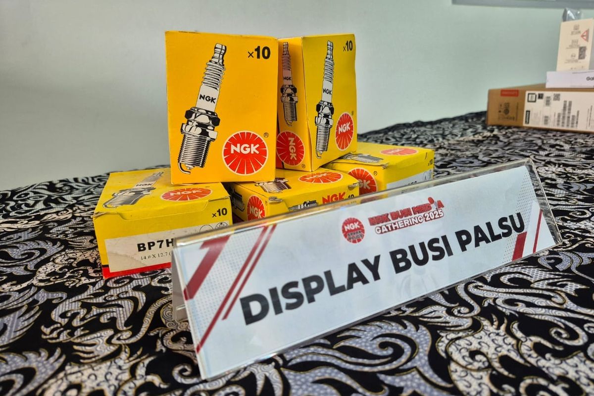 Jangan Sampai Tertipu, Cek Cara Bedakan Busi Asli dan Palsu