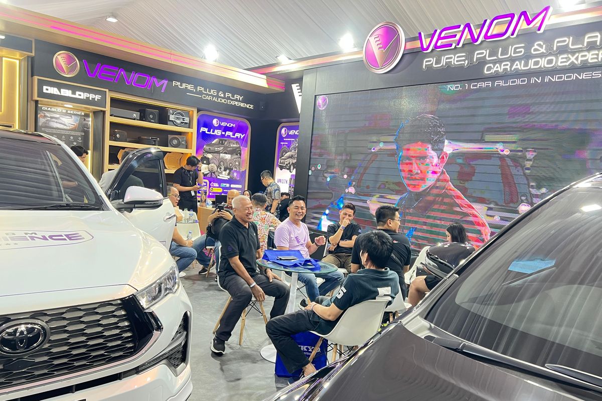 Pameran otomotif, Gaikindo Indonesia International Auto Show, GIIAS, Venom Indonesia, pameran otomotif, promo menarik, GIIAS 2025, Pilihan Audio Mobil di GIIAS 2025, Cicilan Nol Persen