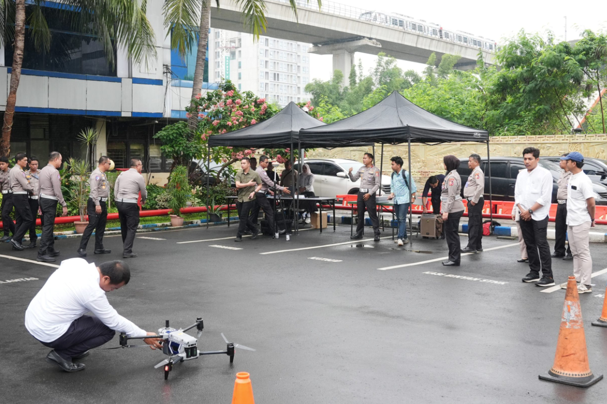 Korlantas Polri, drone, investigasi kecelakaan, Drone, Traffic Accident Analysis, traffic accident analysis, korlantas polri, Uji Coba Drone Korlantas Polri untuk Investigasi Kecelakaan Lalu Lintas