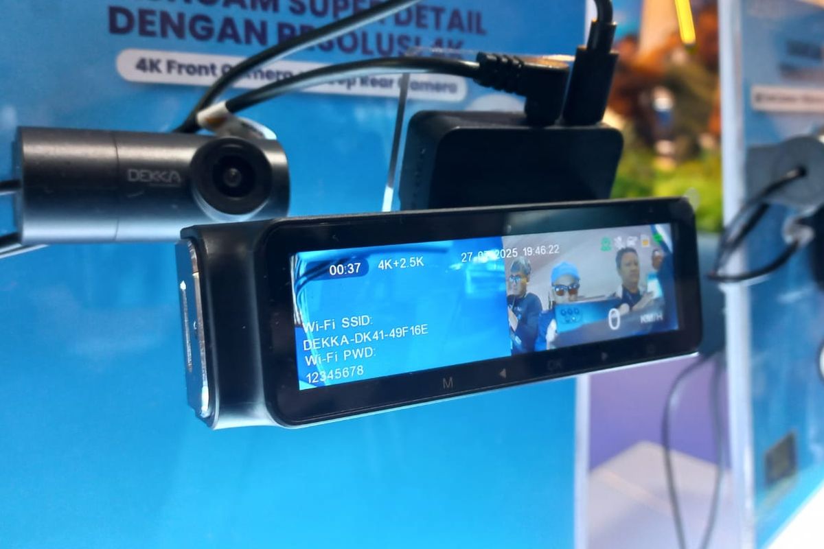 canggih, dashcam, Night Vision, GIIAS 2025, Dashcam, ADAS, night vision, Canggih, Night vision, Ragam Pilihan Dashcam Canggih di GIIAS 2025