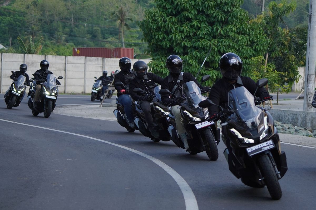 RoadSync, Honda ADV 160, touring di Lombok, performan skutik, Menaklukkan Medan di Lombok dengan Honda ADV 160 RoadSync