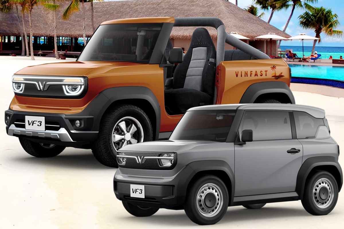 VinFast VF 3, mobil listrik, Vietnam, modifikasi, modifikasi digital, Vinfast VF 3, Begini Wujud VinFast VF 3 yang Disulap Jadi Mobil Buggy