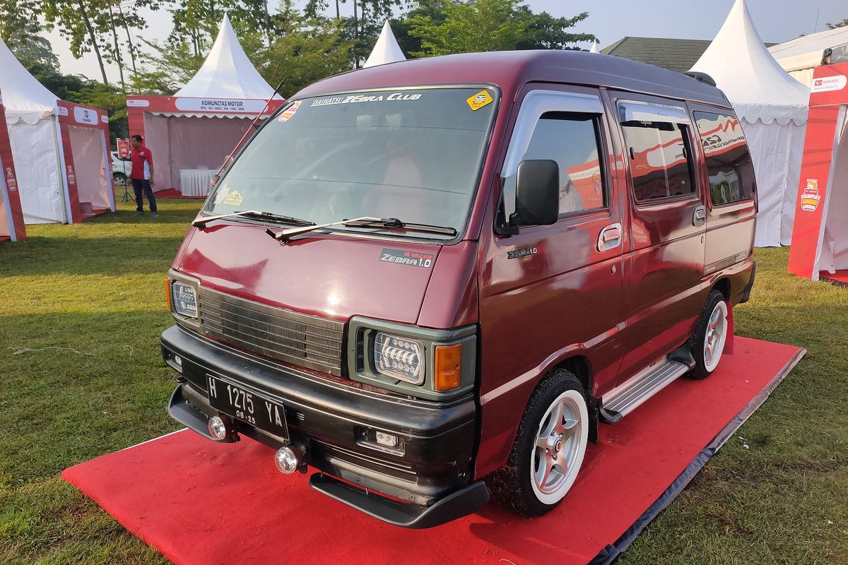 Daihatsu, mobil lawas, Daihatsu Zebra, Daihatsu Kumpul Sahabat Cirebon, Zebra Lawas Tampil di Daihatsu Kumpul Sahabat Cirebon