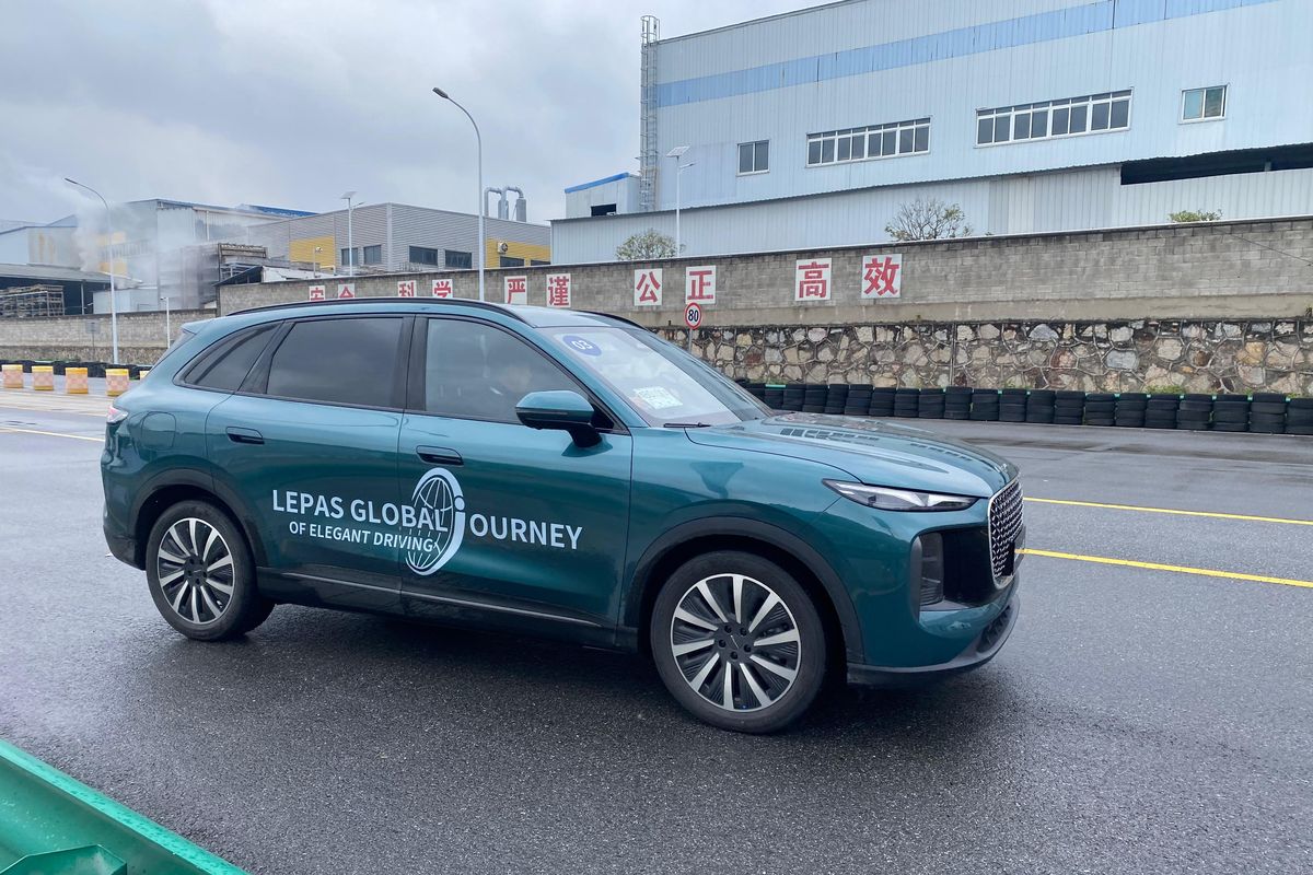 lepas, Lepas L8, lepas chery, Lepas Gelar Fun Test Drive L8 di Longshan, Wuhu, China