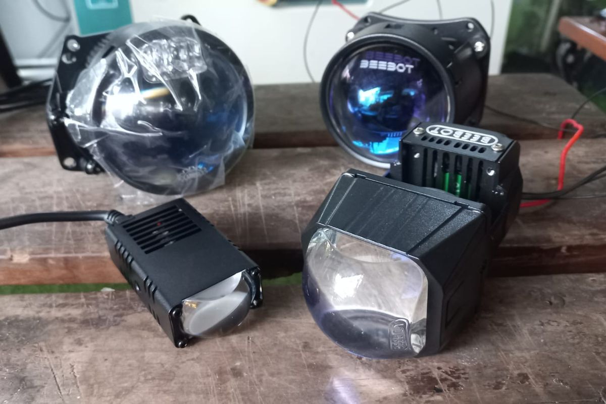 Lampu, bengkel spesialis, Xenon, Bi-LED, Beda Lampu Projie, HID, LED, dan Bi-LED