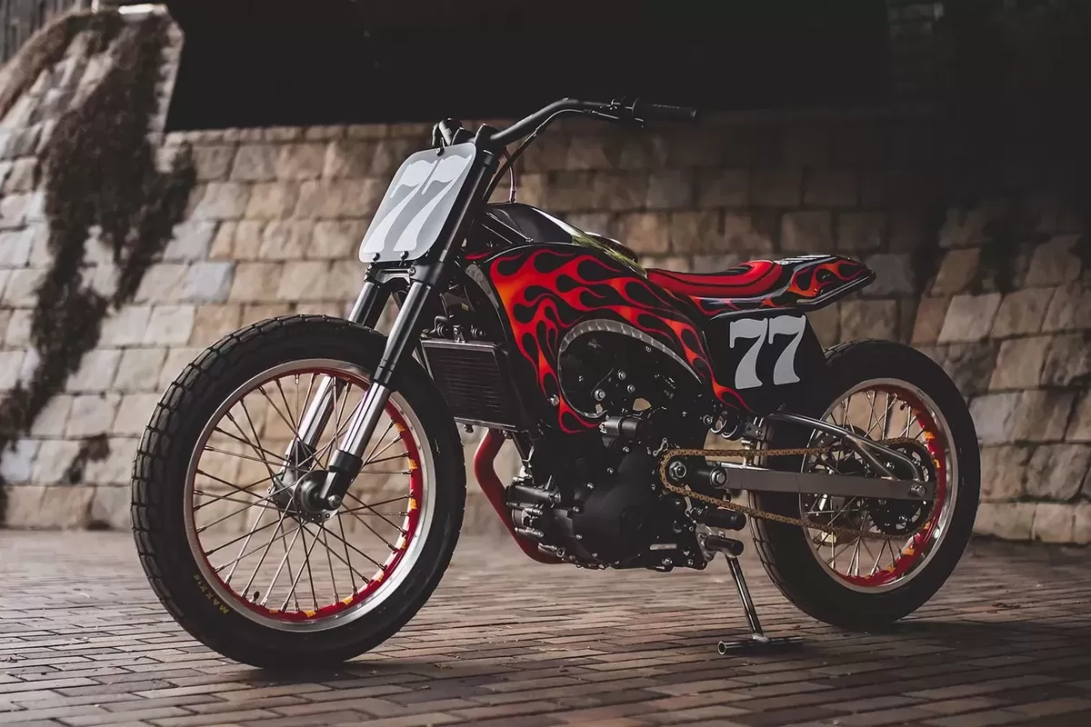 Modifikasi Guerrilla 450: Flat Tracker Gahar