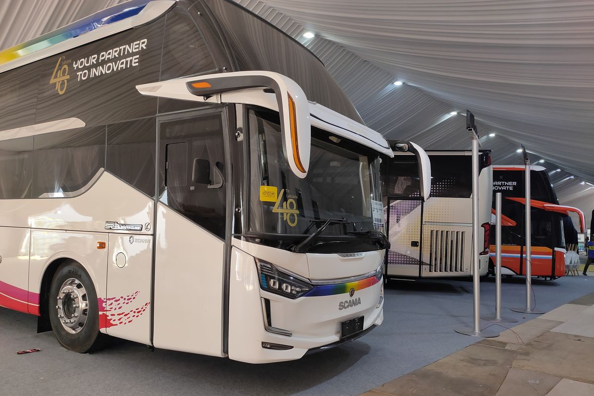 Karoseri Laksana, GIIAS, bodi bus, bus baru, bocoran bus baru, Intip Bus Baru Karoseri Laksana yang Ada di GIIAS 2025