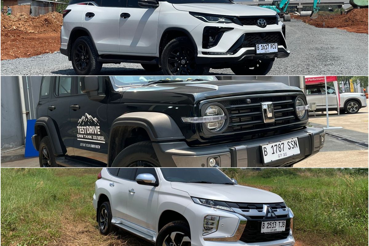 GWM Tank 300, Toyota Fortuner, Mitsubishi Pajero Sport, SUV Diesel, gwm tank 300, GWM Tank 300 vs Toyota Fortuner dan Mitsubishi Pajero Sport