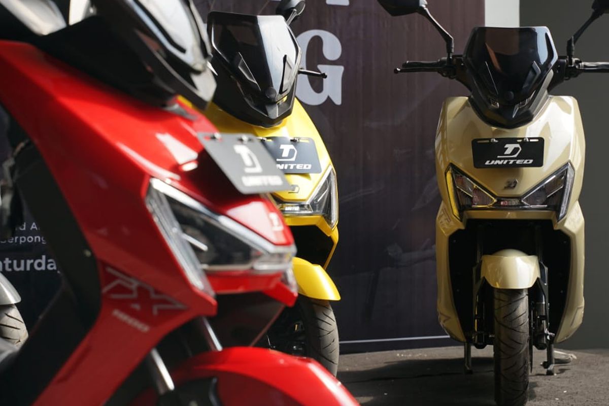 motor listrik, jarak tempuh, United E-Motor, baterai, United Hadirkan 3 Motor Listrik dengan Jarak Tempuh di Atas 100 Km