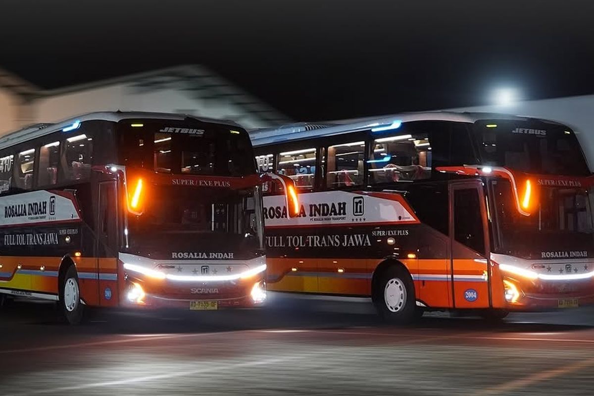 bus AKAP, rute baru, tiket bus, naik bus, PO Rosalia Indah, PO Rosalia Indah Buka Rute Bogor-Lasem, Harga Tiket Rp 270.000