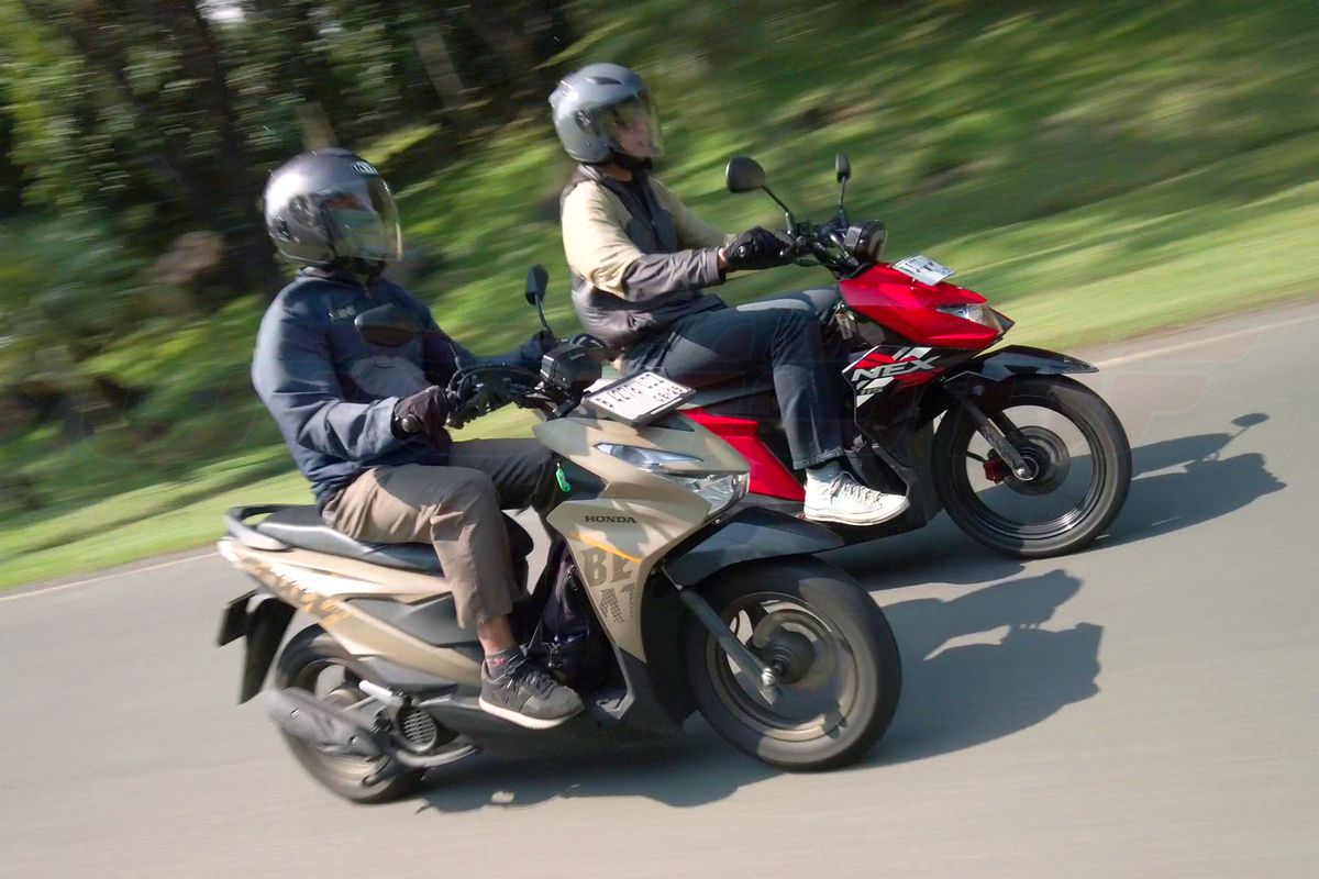 skutik petualang, Suzuki Nex Crossover, Honda BeAT Street, perbandingan performa, Suzuki Nex Crossover vs Honda BeAT Street: Skutik Petualang Terbaik