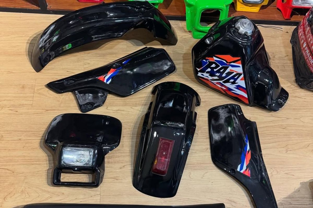 Modifikasi Motor Trail Modern Pakai Bodi Vintage, mulai Rp 3 Jutaan