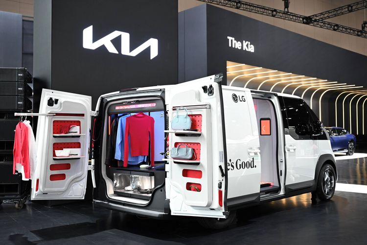 mobil, mobil baru, mobil konsep, Kia dan LG Kolaborasi Ciptakan Mobil untuk Bekerja dan Rekreasi