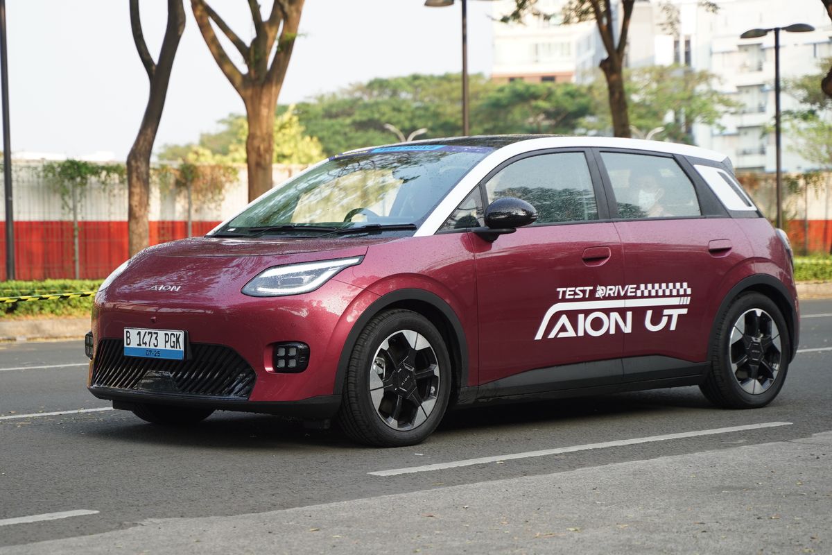 test drive, mobil listrik, aion ut, GIIAS 2025, GAC Indonesia, Modal Aion UT Bersaing di Segmen Mobil Listrik Rp 300 Jutaan