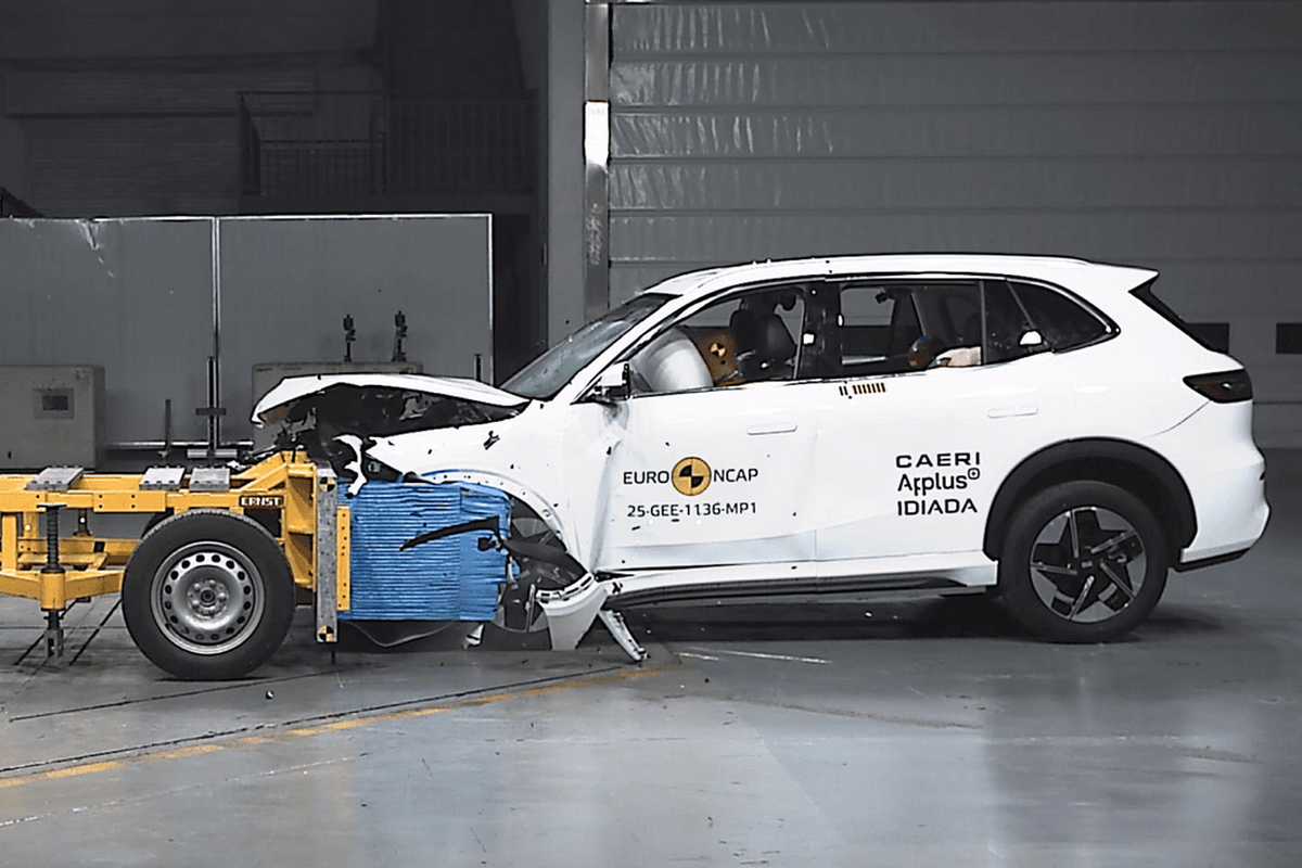 Geely, SUV listrik, tes tabrak, Australasian New Car Assessment Program, ANCAP, mobil listrik, Geely EX5 Raih Lima Bintang Pada Tes Tabrak ANCAP