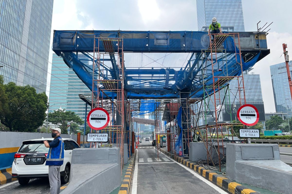 penutupan, Perbaikan, Gerbang Tol (GT), Semanggi, tol dalam kota, Sejumlah Gerbang Tol Dalam Kota Ditutup Sementara, Cek Jadwalnya