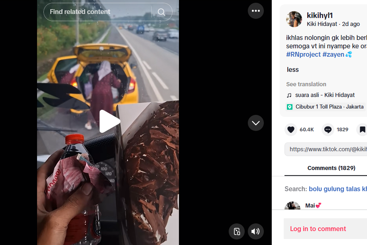 ganti ban, sopir truk, video viral, bantu ganti ban, Kisah Sopir Truk yang Bantu Ibu-ibu Ganti Ban, Budaya Baik Masih Ada