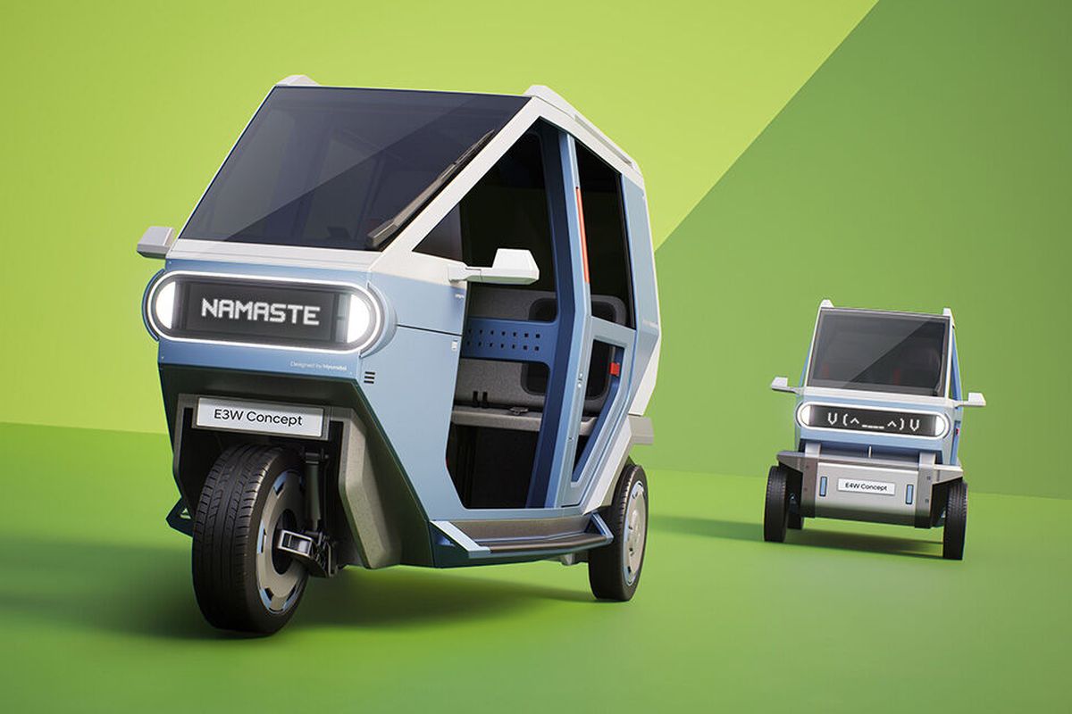 kendaraan listrik, mobilitas mikro, Kendaraan listrik, kolaborasi TVS Hyundai, E3W E4W, TVS dan Hyundai Kembangkan Kendaraan Listrik untuk Mobilitas Mikro