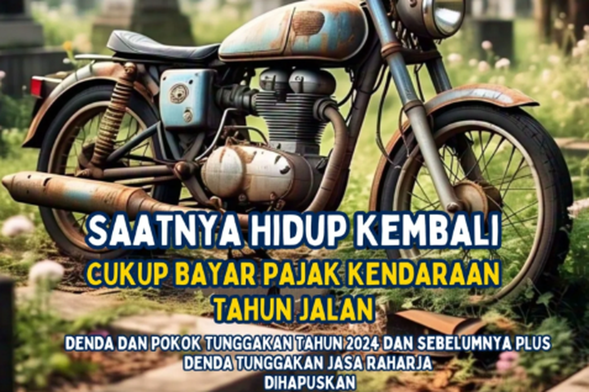 pemutihan, pemutihan pajak, pemutihan denda pajak kendaraan, pemutihan pajak Jateng, kendaraan mati 15 tahun, bayar pajak kendaraan yang mati 15 tahun, Pajak Kendaraan Mati 15 Tahun Bisa Dihidupkan Lagi Lewat Pemutihan di Jateng