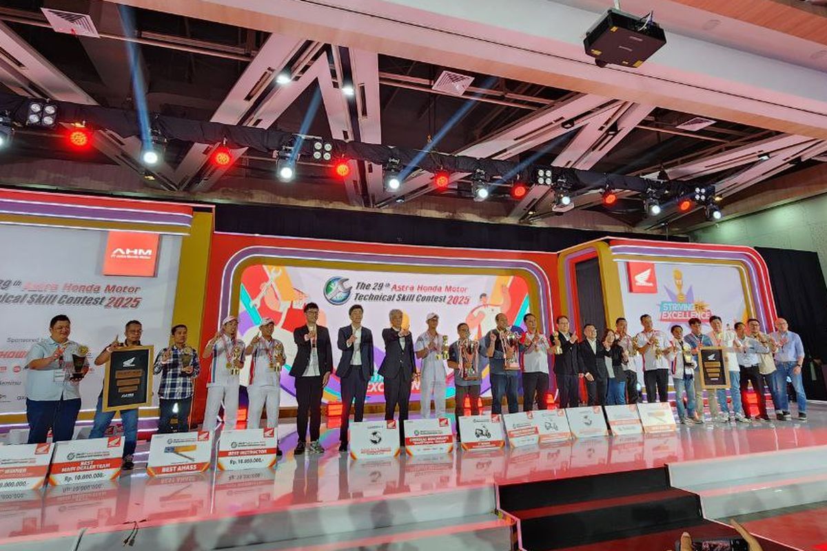 AHASS, kontes, juara, Juara Teknisi dan Service Advisor Terbaik Versi AHM 2025