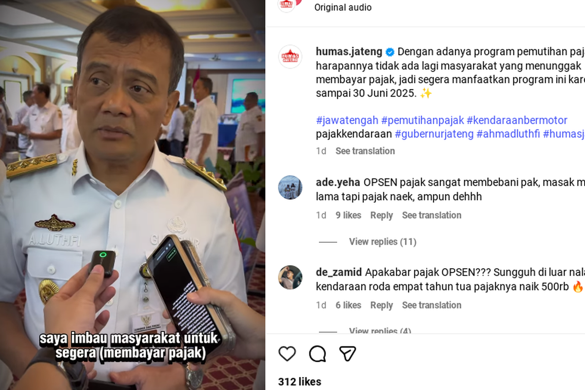 pemutihan pajak kendaraan jateng, batas pemutihan pajak jateng, 2026 nunggak pajak kendaraan di Jateng bakal ditagih, Pemprov Jateng Targetkan 2026 Tak Ada Lagi yang Nunggak Pajak Kendaraan
