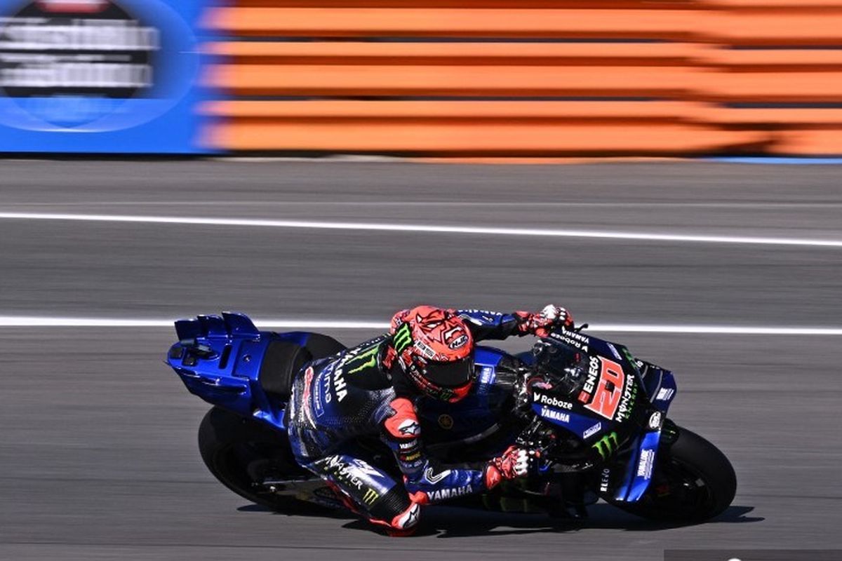 Yamaha, Fabio Quartararo, MotoGP, MotoGP 2025, otomotif, kendaraan bermotor, yamaha, motogp 2025, Kunci Fabio Quartararo Berhasil Podium Dua di MotoGP Spanyol 2025