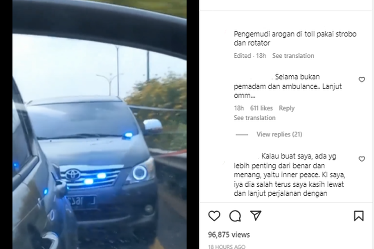 Korlantas, mobil, sirine, Strobo, Kakorlantas, stop tot-tot wuk-wuk, Polisi Akan Tindak Tegas Kendaraan Pakai Strobo dan Sirine