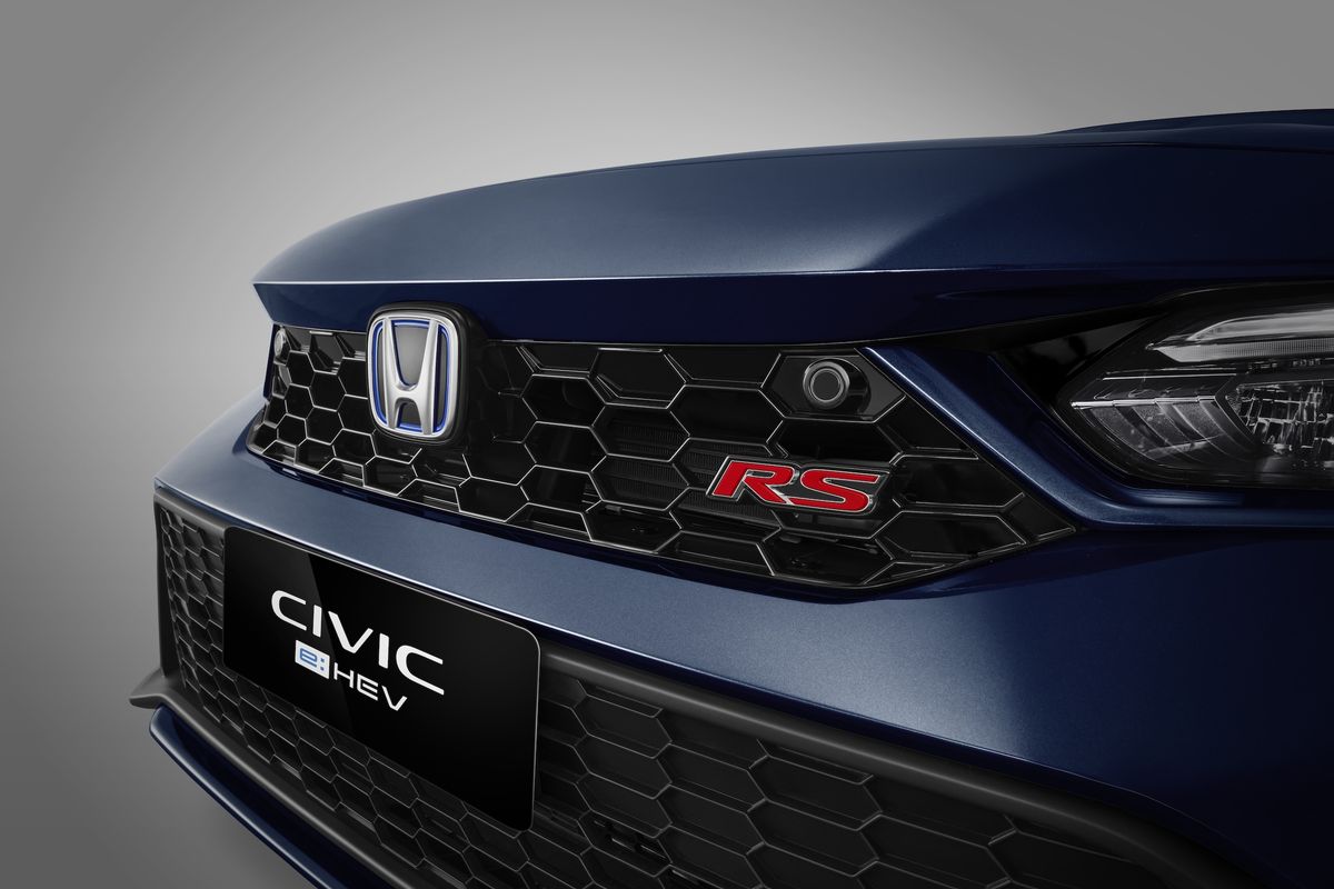 Honda, mobil hybrid, All New Civic RS, e:HEV, Civic Hybrid, sedan hybrid, Completely Built-Up, Mobil Hybrid, Honda Prospect Motor (HPM), Civic hybrid, Impor dari Thailand, Honda All New Civic Hybrid Sudah Bisa Dipesan