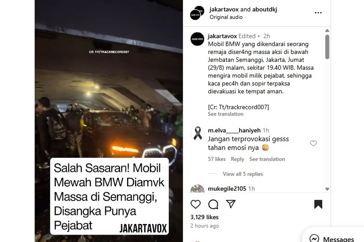 Asuransi Astra, Seri 7, Sedan Mewah, klaim asuransi, asuransi, asuransi kendaraan, mobil dirusak massa, Sedan Mewah BMW Jadi Korban Salah Amuk Massa, Bisa Klaim Asuransi?