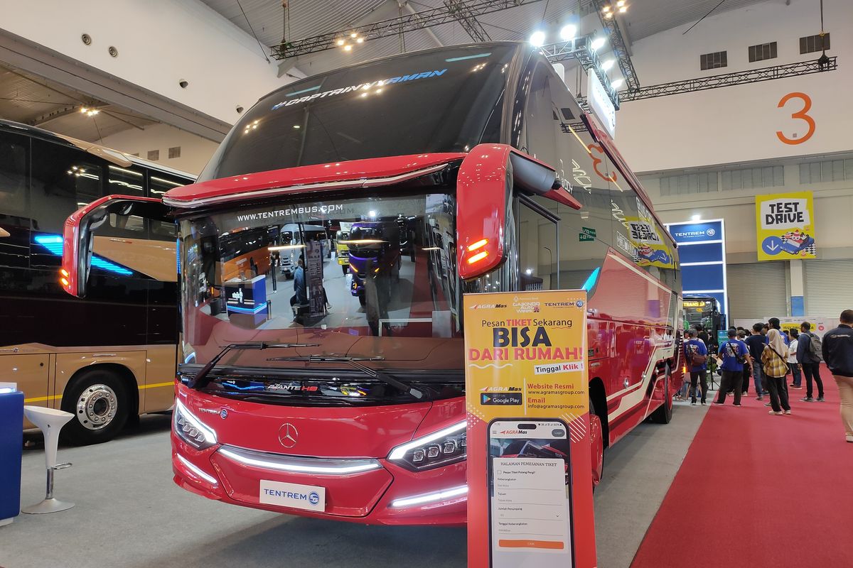Bus Baru PO Agra Mas di GJAW 2025: Inovasi dari Tentrem
