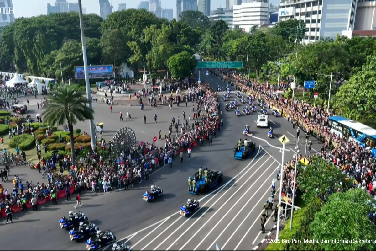 Monas, Monumen Nasional, rekayasa lalu lintas, HUT TNI, Awas Macet, Ini Rute Rekayasa Lalu-lintas HUT ke-80 TNI di Monas