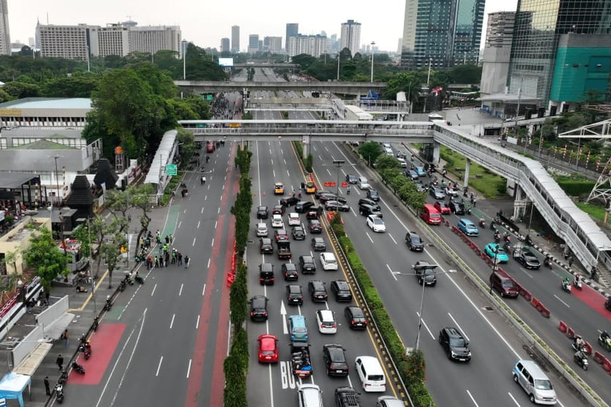 kemacetan, Lalu Lintas, pengaturan lalu lintas, demonstrasi, Kemenhub, Kakorlantas, Kemenhub Bahas SKB Rekayasa Lalu Lintas Saat Demo